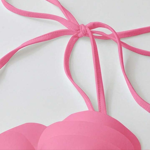 Pink Flower Halter Top NWOT - Picture 4 of 4